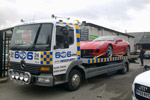 Ferrari Recovery from Ilkley to Bradford in West Yorkshire.